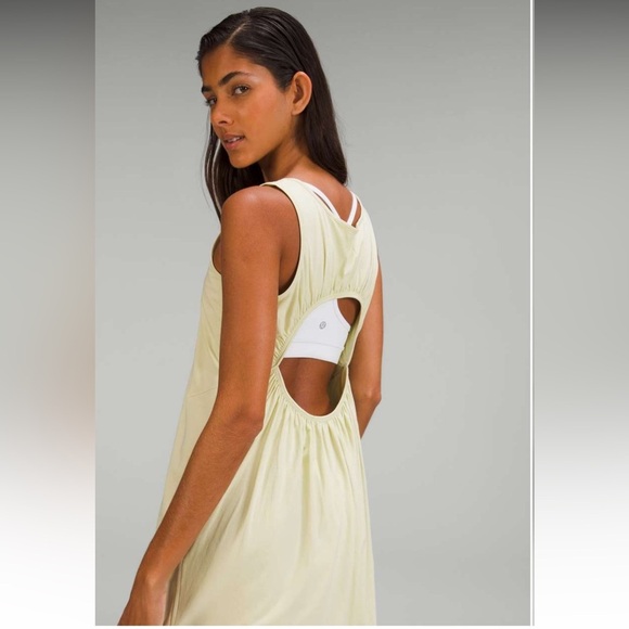 Lululemon‎ Pima Cotton Open-Back Midi Dress Dewy Size 6
NEW WITH TAGS - Picture 3 of 7